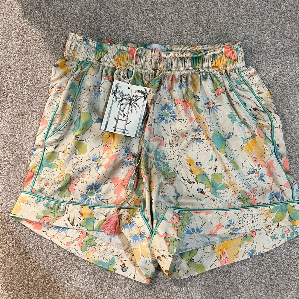 OWL mararakech satin shorts NWT